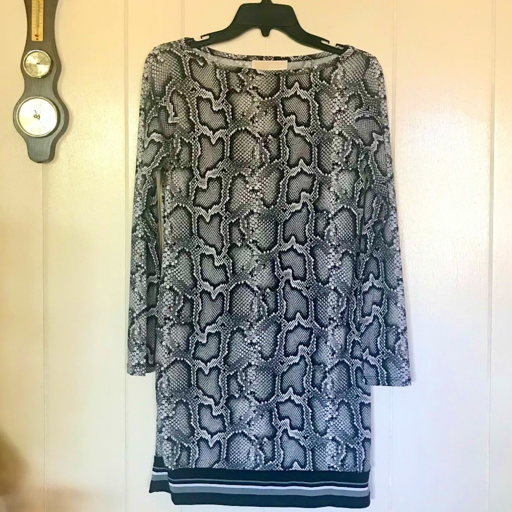 Michael Kors Cobra Snakeskin Print Dress